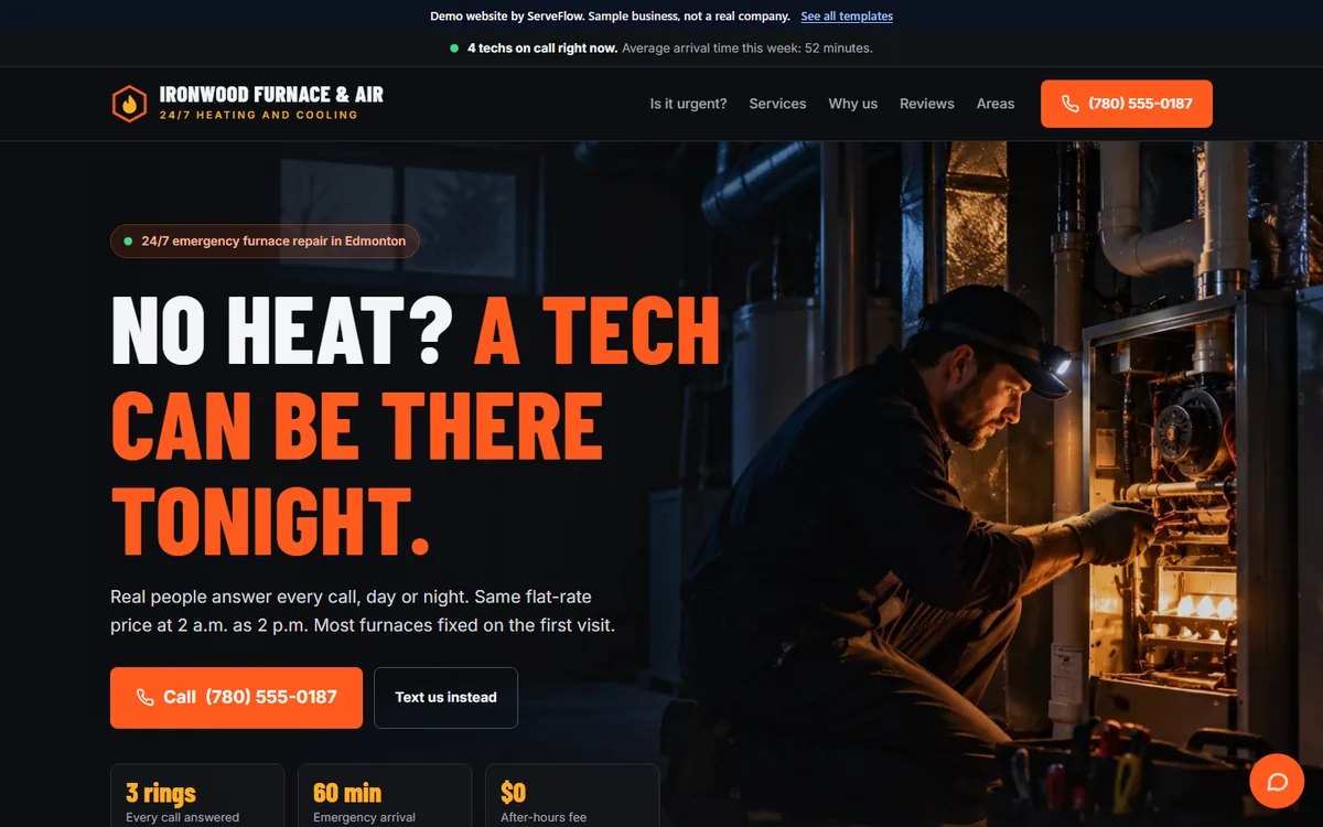 Ember template on a laptop