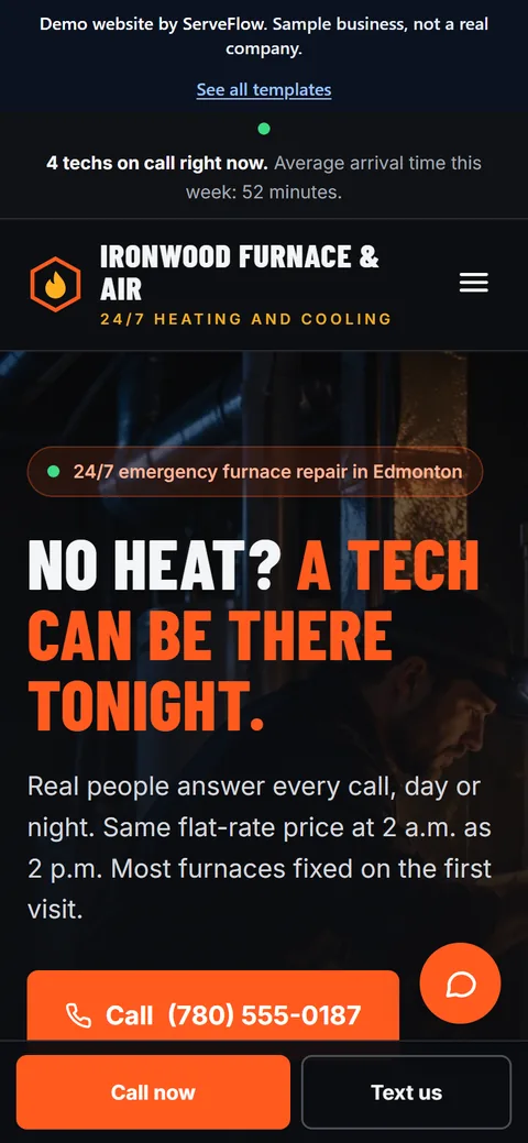 Ember template on a phone